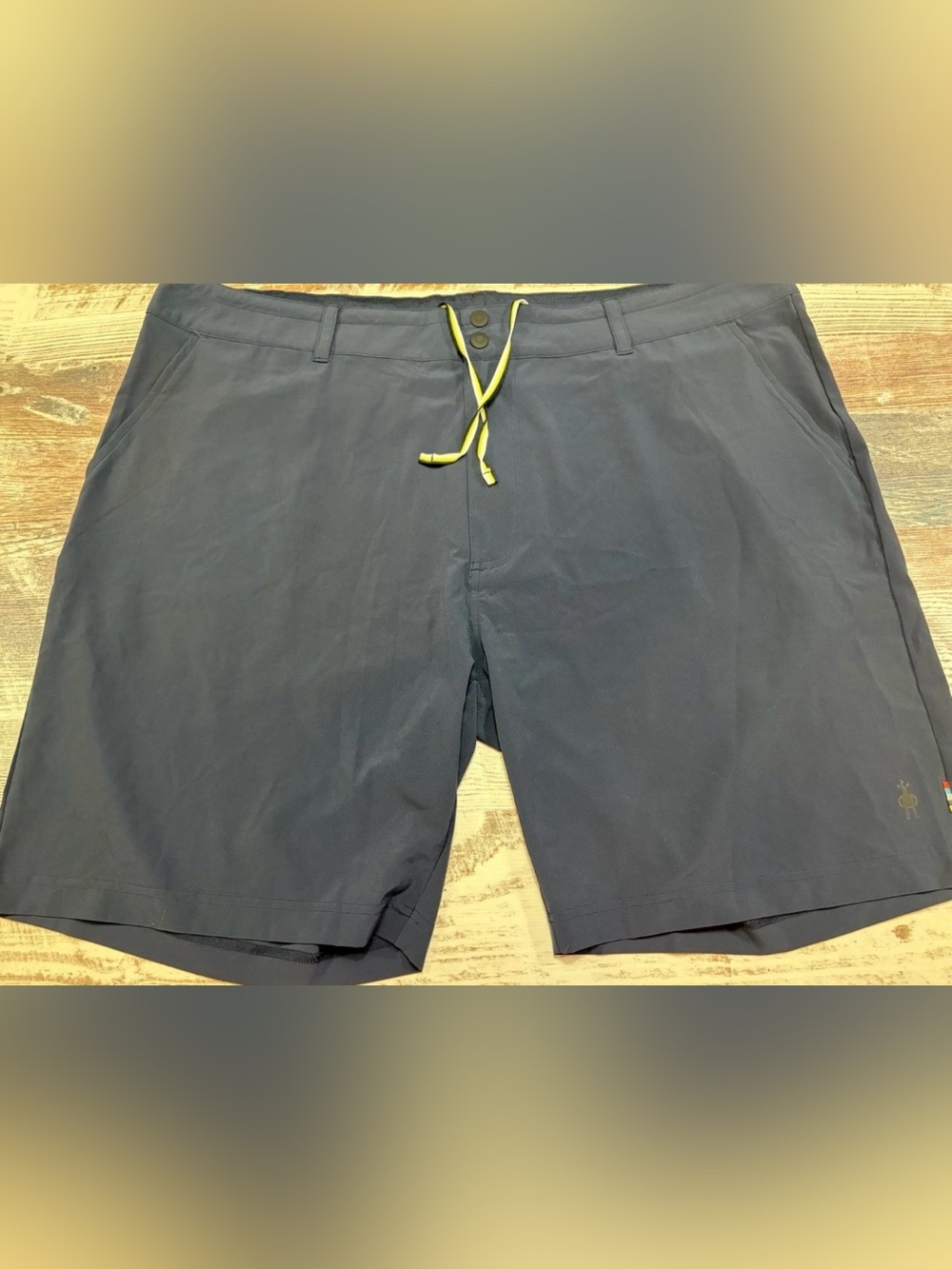 Smartwool Mens Sport Athletic Hiking Base Layer Quick Drying Shorts Navy Men 2XL